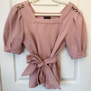 Anthropologie Current Air pink top